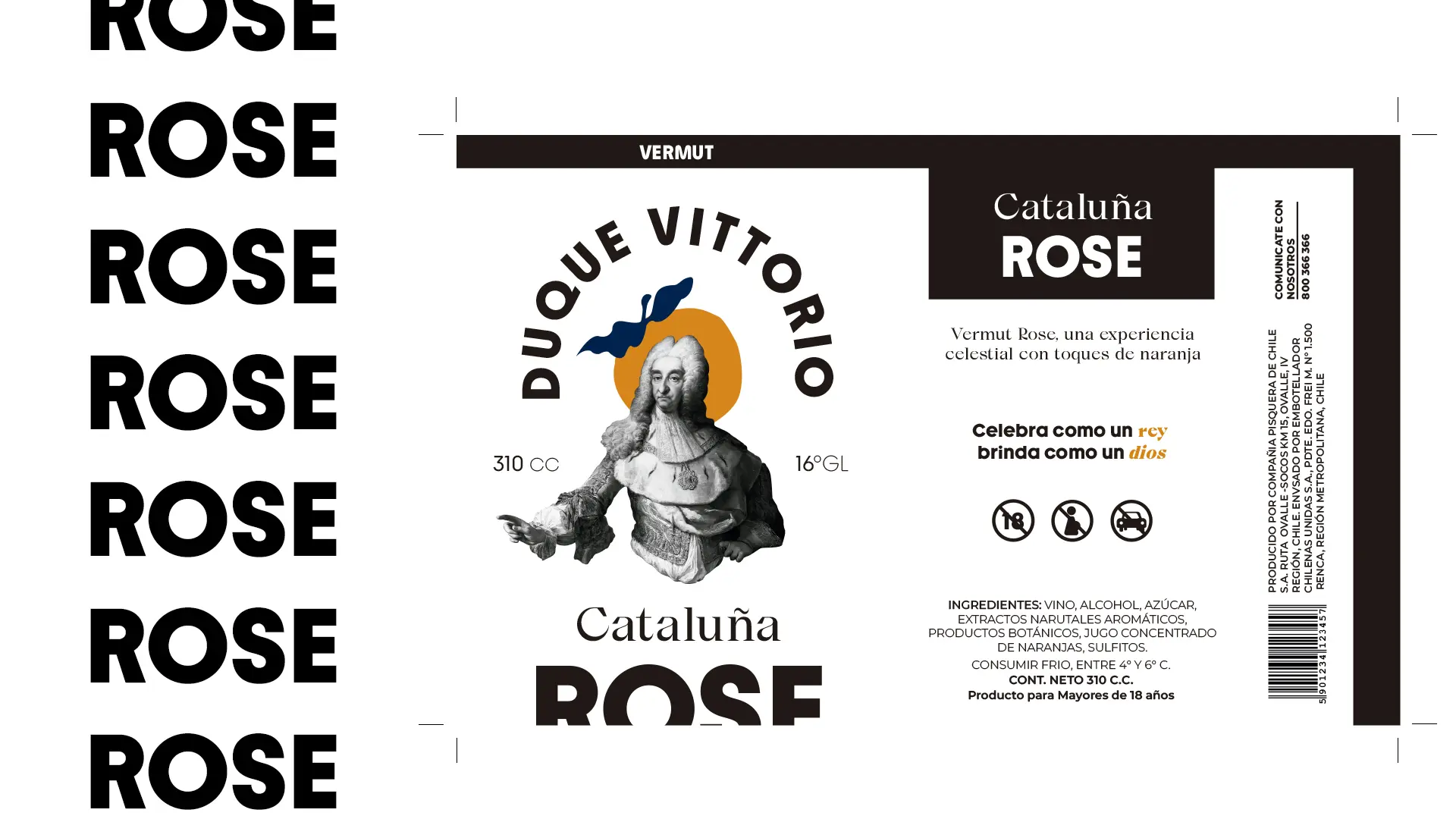 Cataluña Rose variedad para impresiones